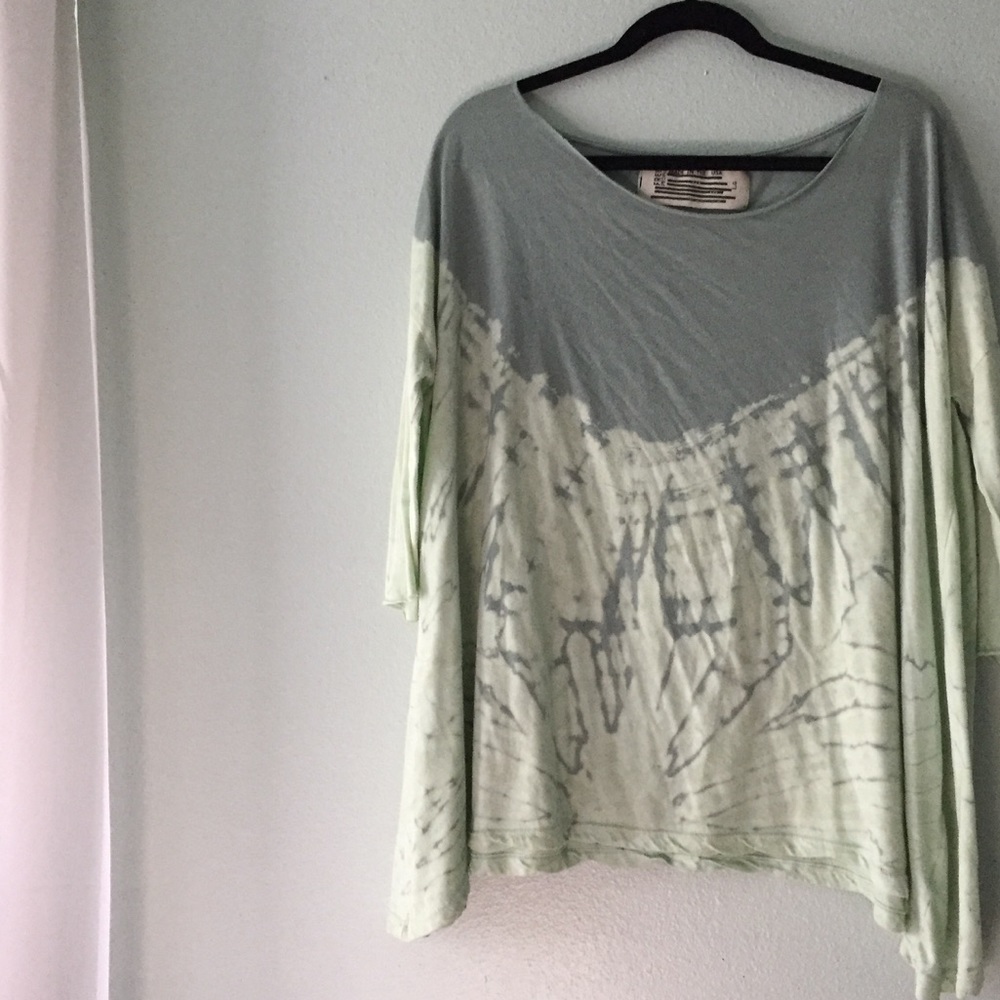 Free People Tie-Dye Shirt-Flowy